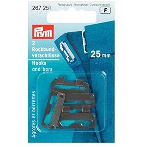 Prym Skirt Hooks, Acciaio INOX, Black, 2 x 1 x 1 cm - Publicité