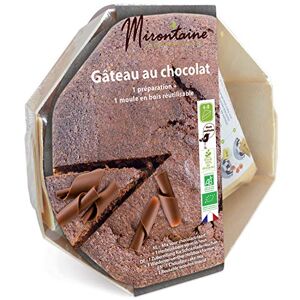 MIRONTAINE Kit Gâteau Chocolat 1 Préparation + 1 Moule bois Kit Pâtisserie Cake Naturel Certifié Biologique - Publicité