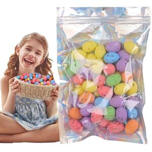 Samuliy Décorations de Mini œufs de Pâques, œufs de Pâques en Mousse œufs en Mousse mouchetés pour Pâques, œuf de Pâques en Mousse Multicolore Portable pour étagère, fête, Chambre à Coucher - Publicité