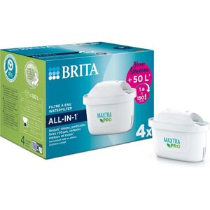 Brita FRANCE Pack de cartouches filtrantes Pack 4 filtres à eau MAXTRA PRO- AIO Bleu / turquoise