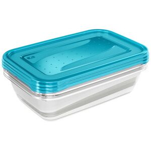 Keeeper Boîte de conservation 'fredo fresh', 2 L, bleu - Lot de 4