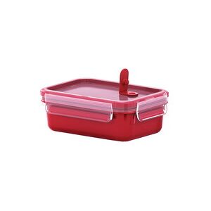 Emsa Boîte pour micro-ondes CLIP & MICRO, 0,55 L, rouge - Lot de 3