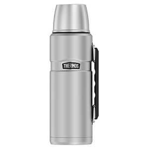 Thermos Bouteille isotherme STAINLESS KING, 1,2 litre,argent Bleu foncé