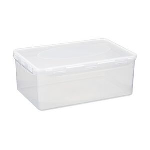 Plast team Boîte de conservation Airtight, 5,0 litres, blanc - Lot de 2