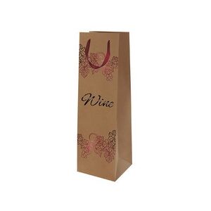 Sac cadeau pour bouteille 'Wine Bouquet' - Lot de 5