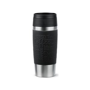 Emsa Gobelet isotherme TRAVEL MUG Classic, 0,36 L., noir Jaune moutarde