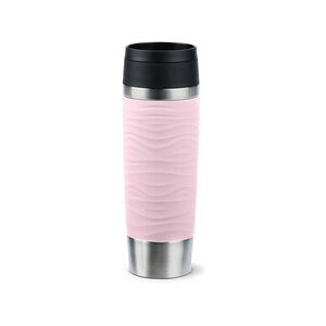 Emsa Gobelet isotherme TRAVEL MUG Wave, 0,5 L., rose pastel