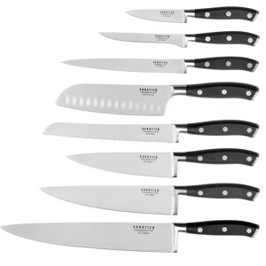 Sabatier Trompette Set 8 couteaux de cuisine Noir 8x41x29cm