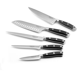 Sabatier Trompette Set 5 couteaux de cuisine Noir 5x9x45cm