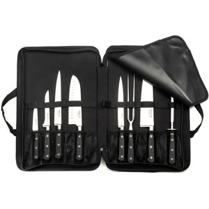 Trousse 8 couteaux de cuisine Noir 5x30x44cm