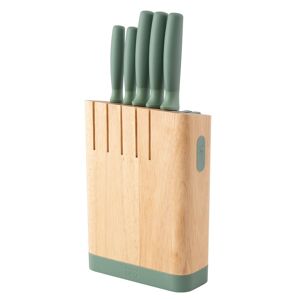 BergHoff Ensemble de 6 blocs de couteaux Forest Vert 19x39x13cm