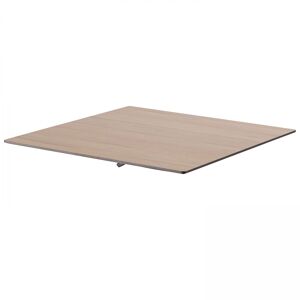 Oviala Plateau de table stratifié 60x60 cm chene clair Marron 60x0x60cm