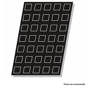 Pujadas Moule flexipan 54 pyramides rectangle en silicone noir 60x40 cm Noir 0x2cm