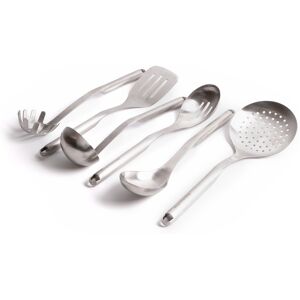 Kitchenaid Set d'ustensiles de cuisine Premium 6 pièces en acier inoxydable Argent 20x2x7cm