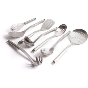 Kitchenaid Set d'ustensiles de cuisine Premium 8 pièces en acier inoxydable Argent 20x2x7cm