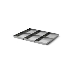 PUJADAS Plateaux Système Modulaire 1/8 pour Four à Braise 90 Acier inoxydable530 x460x30mm