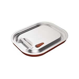 VOGUE Couvercle Bac Gastro Inox et Silicone GN 1/2 Inox