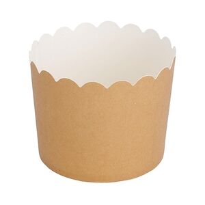 García de Pou 3000 Unités - Muffin Cups 160 + 15 Pe G/M2 Ø 6X5,5 Cm Marron Carton - Garcia de Pou