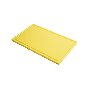 GASTRO M planche À Découper Avec Rigole GN1/2 - Jaune