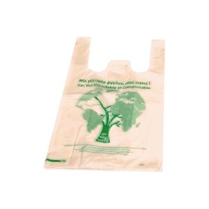 Sac a bretelles amidon naturel 45 x 26 x 12 cm x 1000 Evenplast - 118389