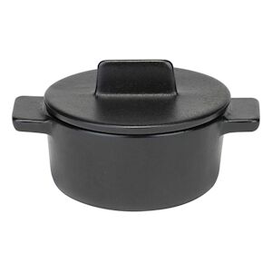 MONDO DECO Mini cocotte noir Collection Noire Noir H 7,5 cm ø 10,5 cm x 6 Mondo Deco