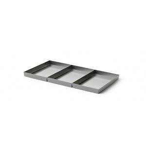 PUJADAS Plateaux Systeme Modulaire 1/3 pour Four a Braise 50 Acier inoxydable540 x320x30mm