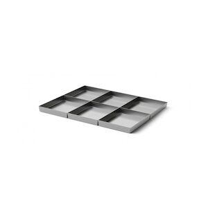 PUJADAS Plateaux Système Modulaire 1/8 pour Four à Braise 90 Acier inoxydable530 x460x15mm