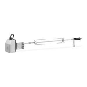 Royal Catering broche electrique tourne-broche tournebroche (longueur utile 83 cm, longueur totale 100 cm, 2 tr/min, capacite 10 kg, inox)