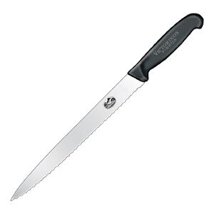 Victorinox couteau a trancher a lame etroite dentee 25,5 cm MC680