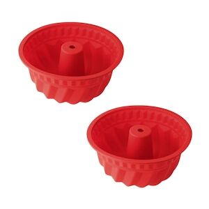 Lot de 2 moules a kouglofs en silicone 21,5 cm Dr. Oetker Flexxibel Love