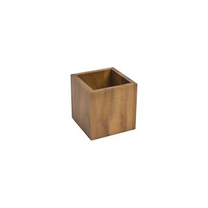 Gastronoble Boite a couverts TG Woodware acacia brun 100 x 100 x 100mm