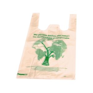 Sac biodegrable amidon naturel 54 x 30 x 14 cm x 1000 Evenplast - 118159