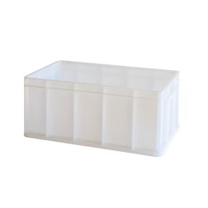 GILAC Bac renforcé empilable 490 x 280 x 205 mm - 20 L - blanc - Blanc G189495