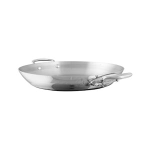 Mauviel1830 Plat rond inox M'Cook tous feux 24cm Mauviel