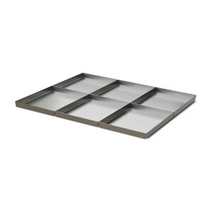 PUJADAS Plateaux Systeme Modulaire 1/6 pour Four a Braise 140 Acier inoxydable720 x640x15mm