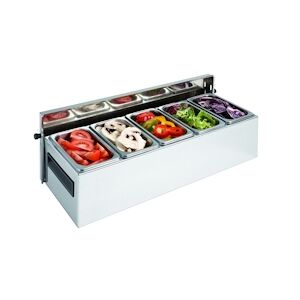 Matfer Condibox inox + 5 bacs gastro GN 1/9 Matfer - 511510