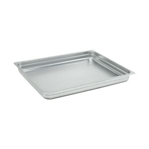 DBMARK - GNP21020 - Bac GN 2/1 en acier inoxydable - 53 x 65 cm - Profondeur 2 cm - 5,6 Litres - Vente à l'unité