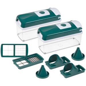 Nicer Dicer Green Lot De 2 - Maison et jardin > Arts de la table et arts culinaires > Ustensiles et accessoires de cuisine > Trancheuses de cuisine - Téléshopping