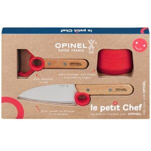 Opinel Coffret Le Petit Chef Rouge (3 pièces) - Publicité