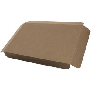 Couvercle cloche en carton kraft brun pour plateau 1201400 (X210) Firplast