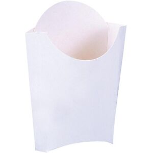 Pochette frites en carton blanc 140 g carton + PE x 2000 Firplast