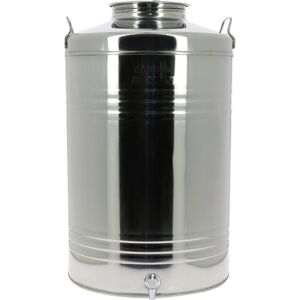 Apiculture.net - Matériel apicole français Fût inox 100L pour huile d'olive