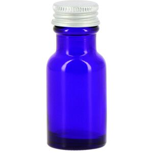 Apiculture.net - Matériel apicole français 54 flacons verre bleu 15ml avec bouchons alu