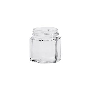 Apiculture.net - Matériel apicole français 24 pots verre hexagonaux 50g (48 ml) TO 43