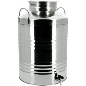 Apiculture.net - Matériel apicole français Fût inox 50L pour huile d'olive