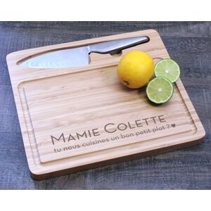 Cadeaux.com Planche a decouper Personnalisable - Petits plats de Grand-mere