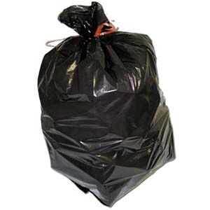 CSJ EMBALLAGES 10 sacs poubelles 160 litres noirs 55 µ