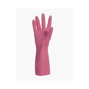 CSJ EMBALLAGES 1 paire de gant ménage latex rose taille 6/7 S