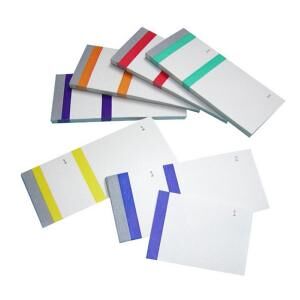 ELVE Blocs vendeurs couleurs assorties 100 feuillets 60 x 135 mm