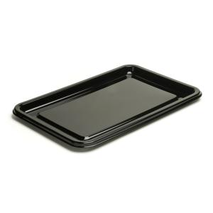 CSJ EMBALLAGES 5 plateaux buffets noirs réutilisables 275 x 190 x 8 mm